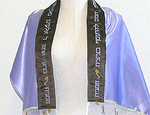 blue Silk Tallit